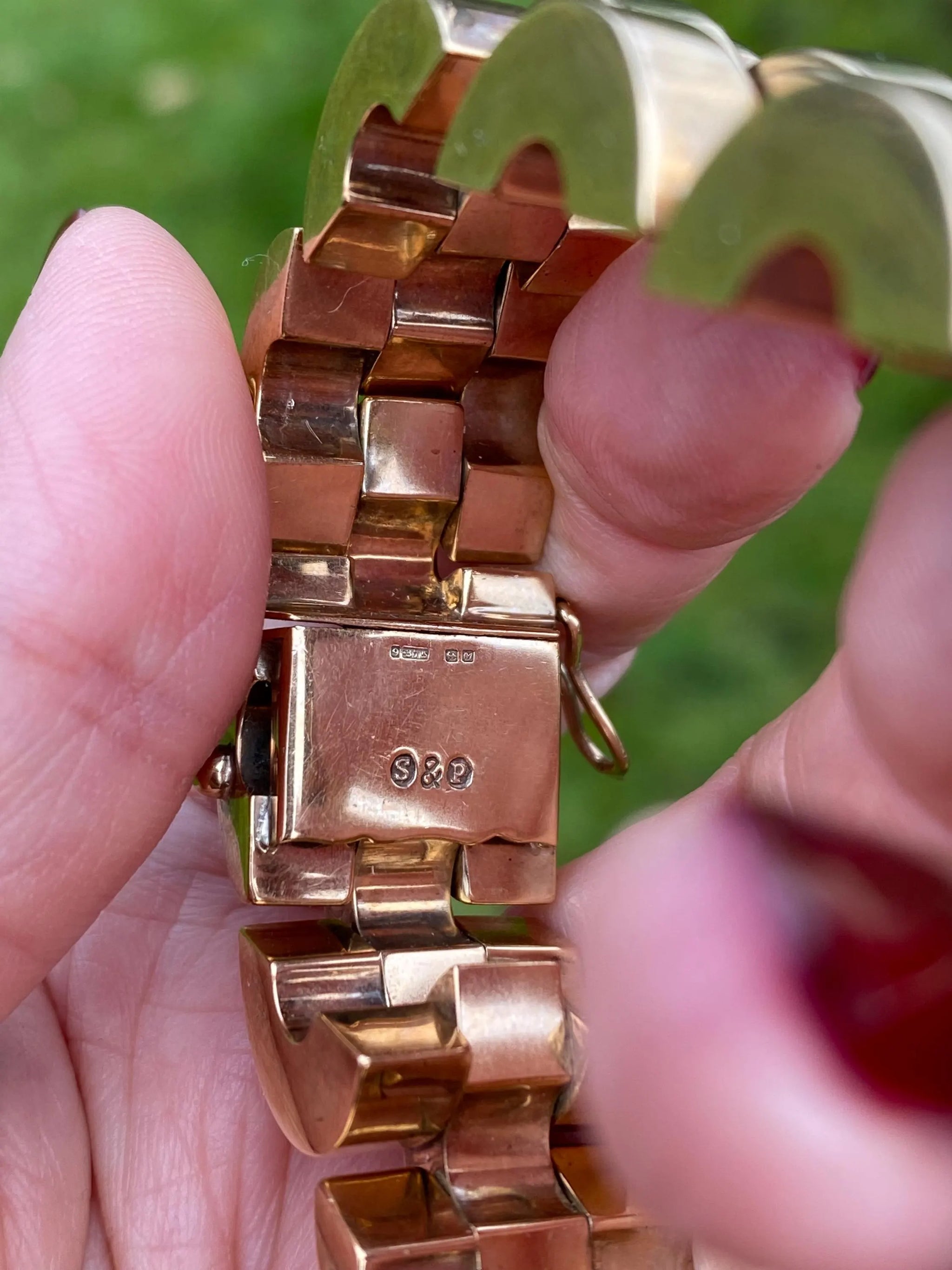 British 9ct gold mark | Birmingham c.1986 exquisite bracelet