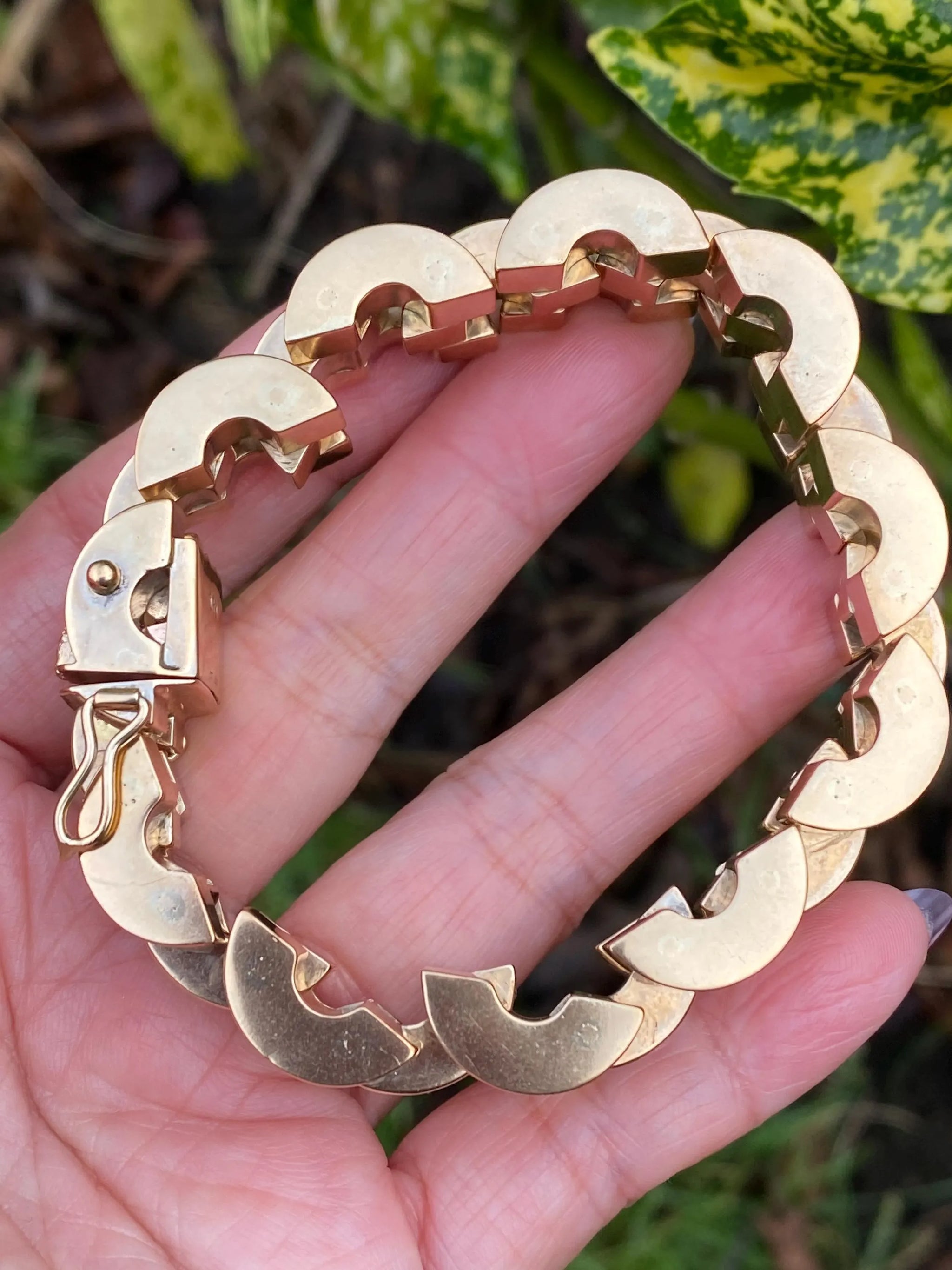 British 9ct gold mark | Birmingham c.1986 exquisite bracelet