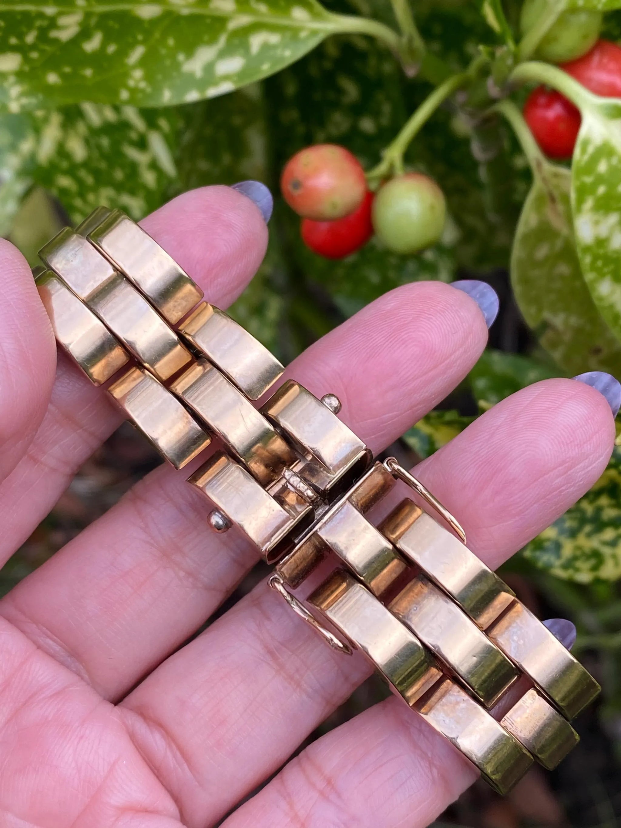 British 9ct gold mark | Birmingham c.1986 exquisite bracelet