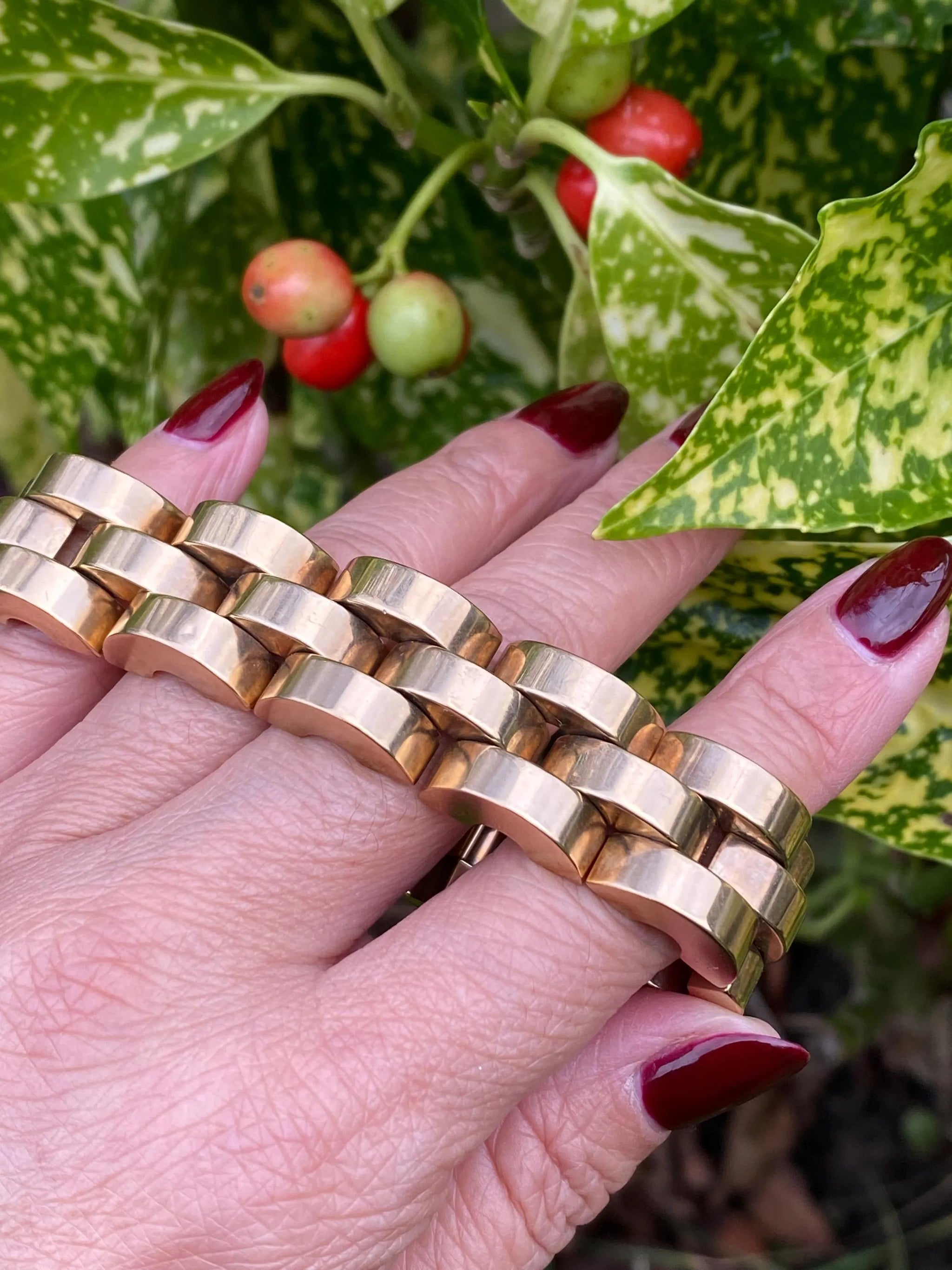British 9ct gold mark | Birmingham c.1986 exquisite bracelet