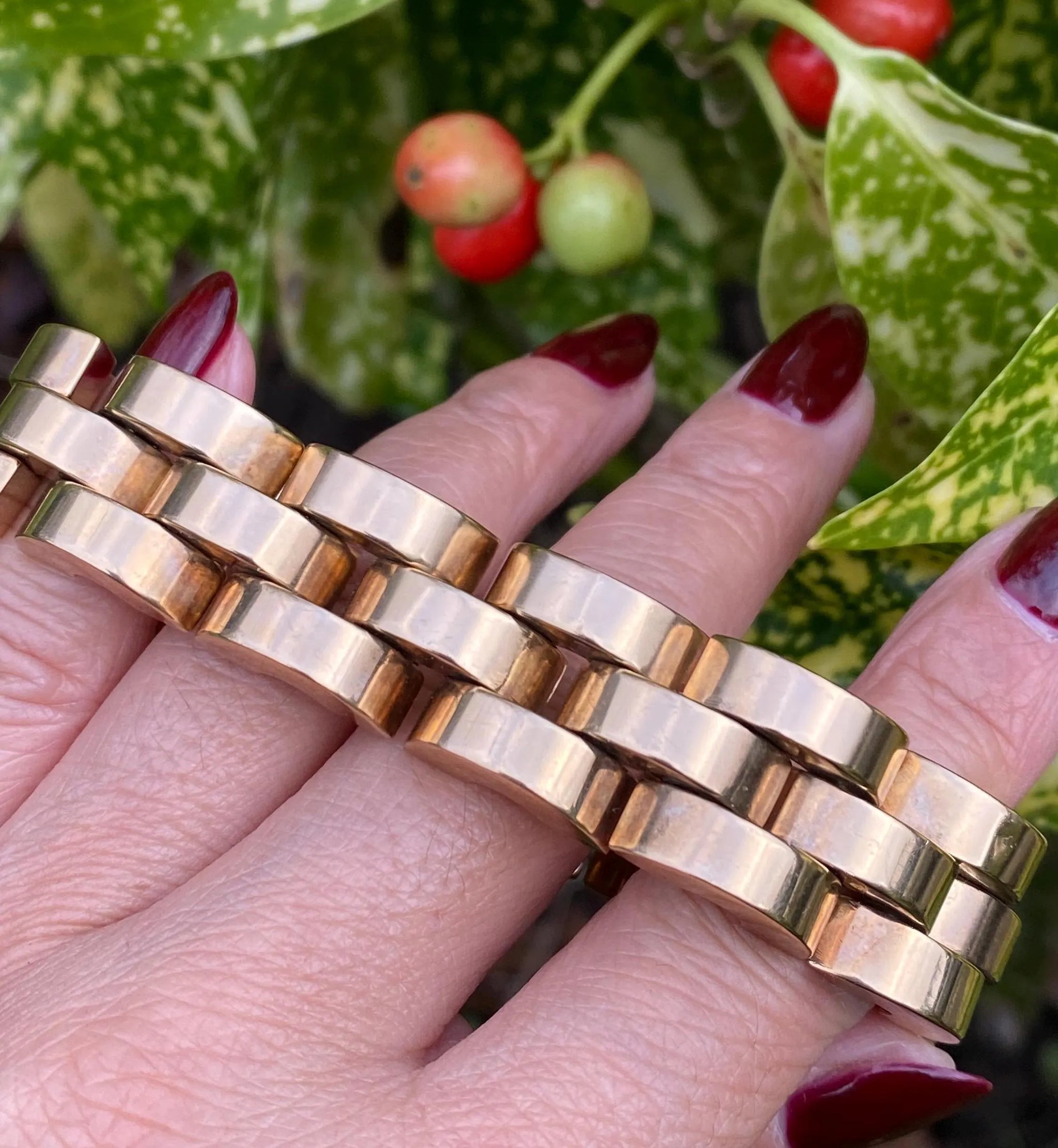British 9ct gold mark | Birmingham c.1986 exquisite bracelet