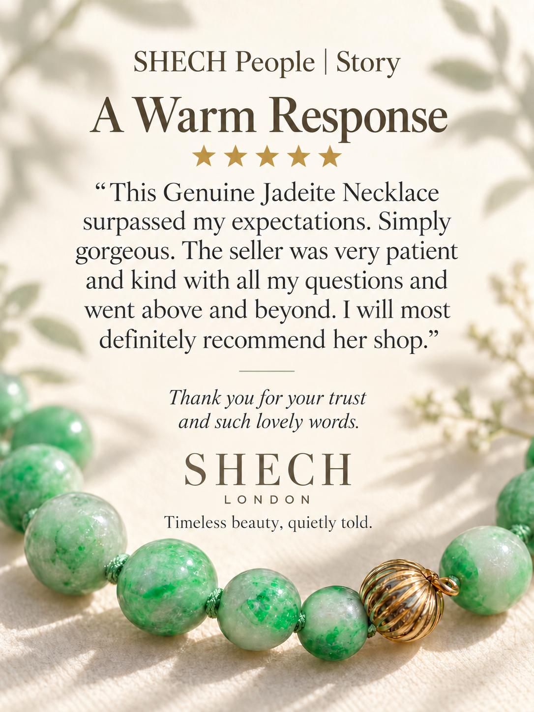 SHECH人｜Story — A Warm Response