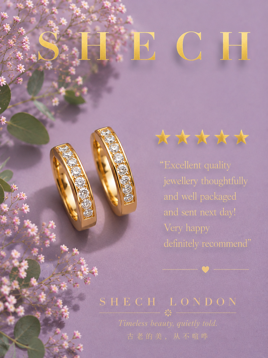 Excellent quality jewellery, Very happy — definitely recommend.