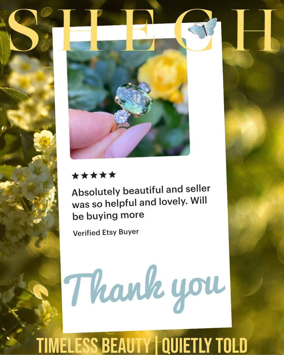 Absolutely beautiful and seller was so helpful and lovely. Will be buying more