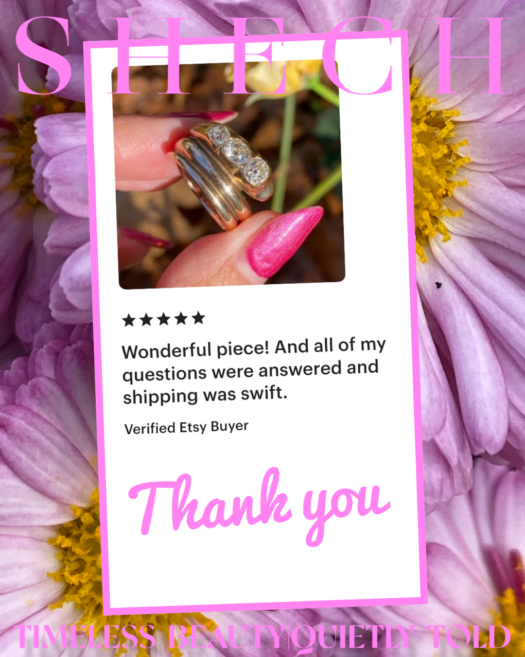 Wonderful piece! And all of my questions were answered and shipping was swift.