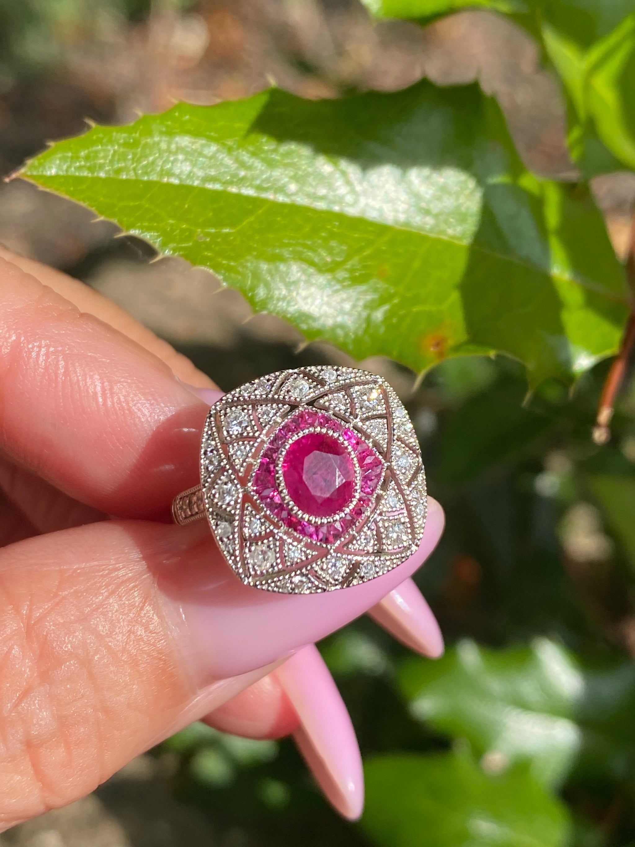 0.28ct Diamonds | Art Deco Inspired | Certified Fine Jewellery | SHECH London
